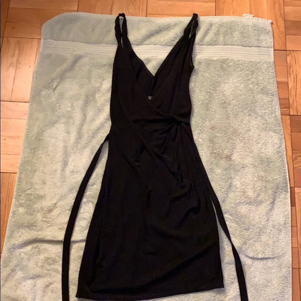 Black cocktail dress